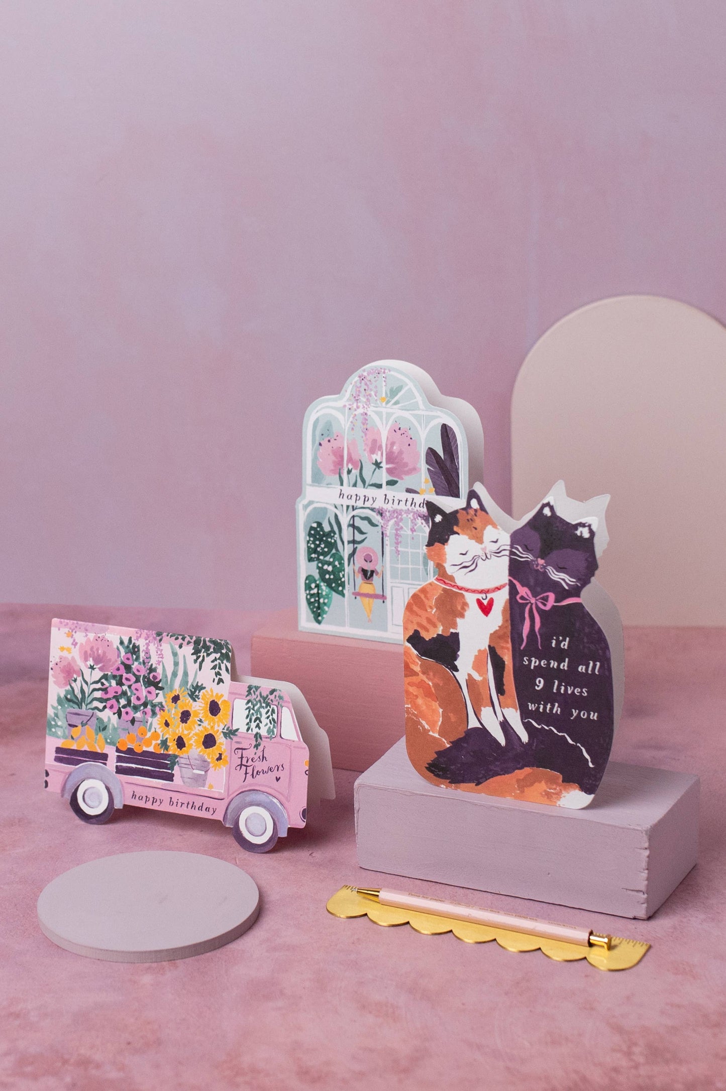 Sister Paper Co.: Flower Truck Birthday Card