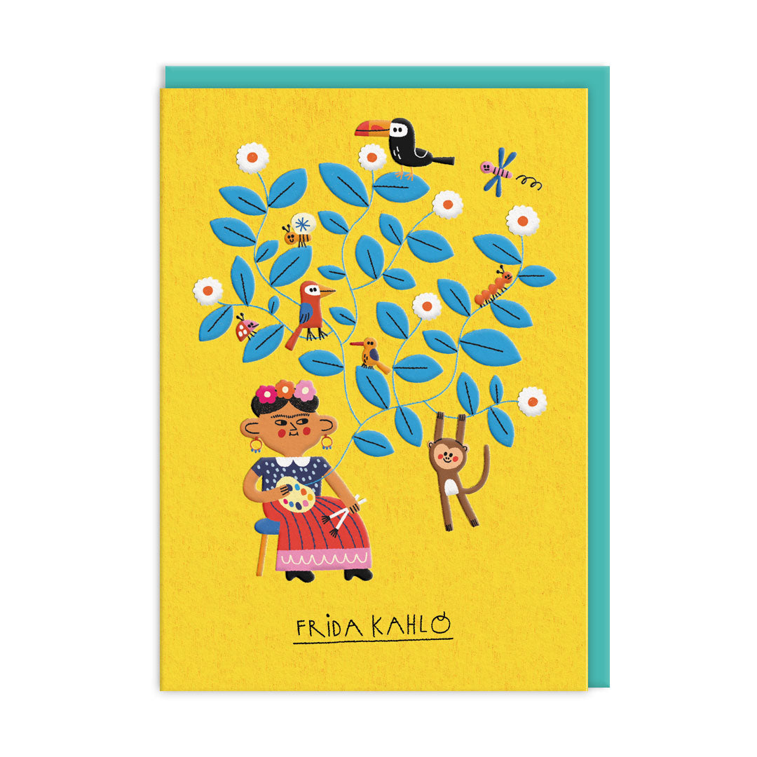 Ohh Deer: Frida Kahlo Greeting Card