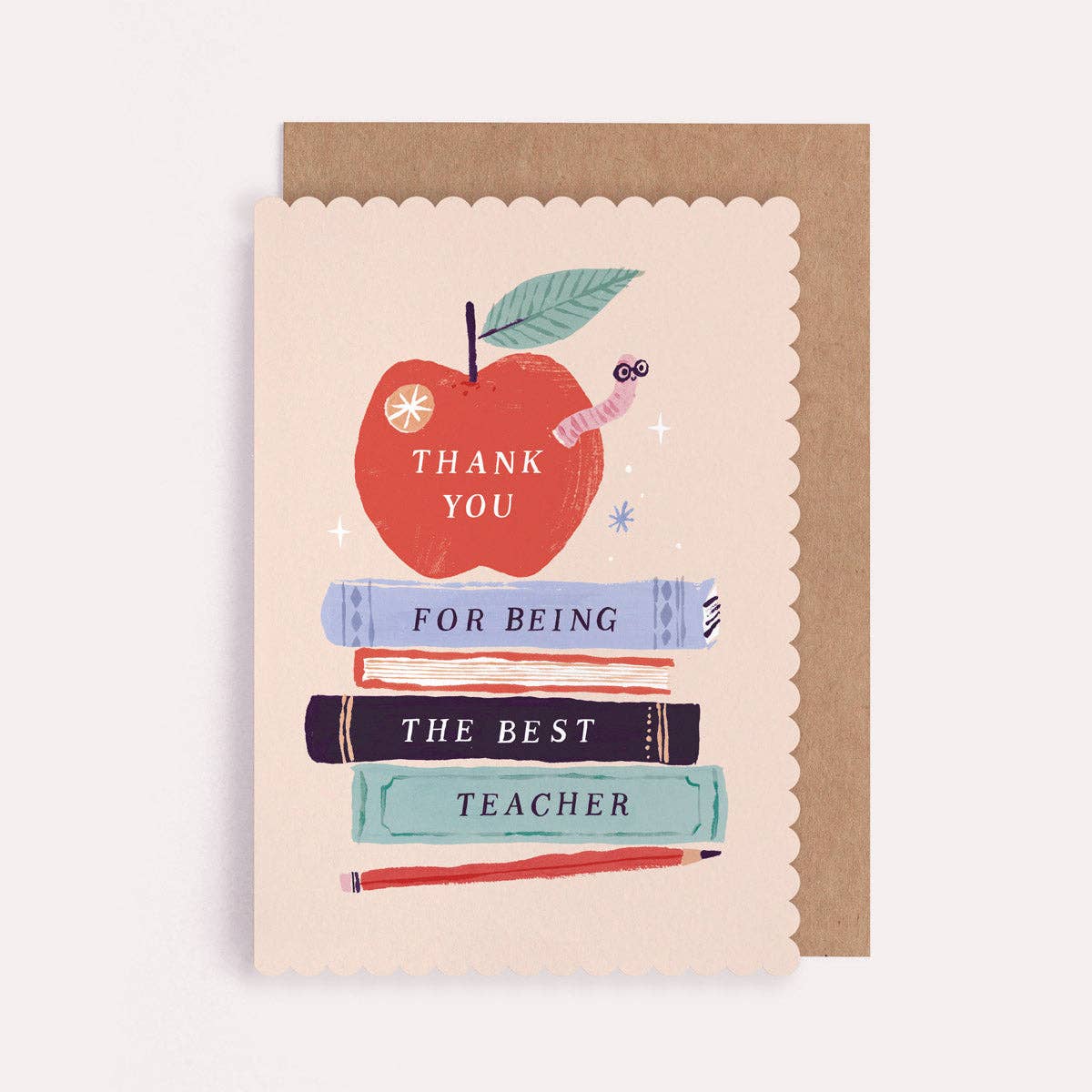 Sister Paper Co.: Apple Thank You Teacher Card