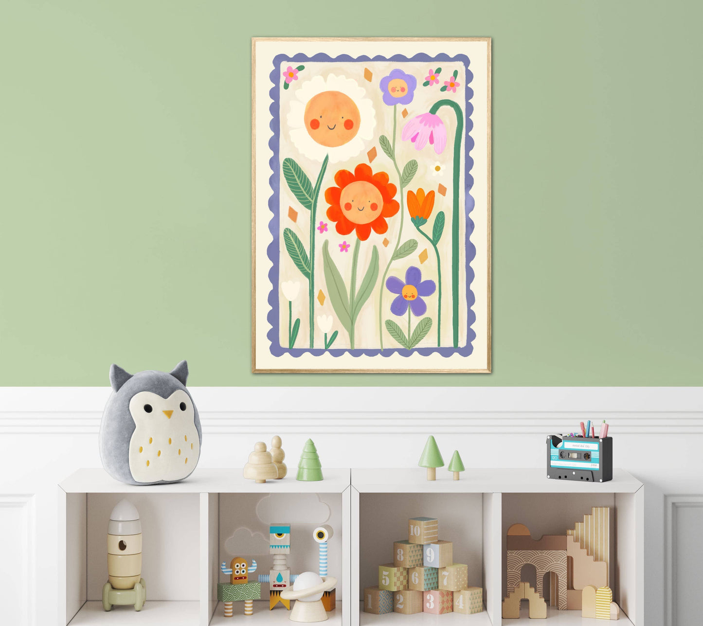 Kate Fox Design: Spring Day (unframed) A5