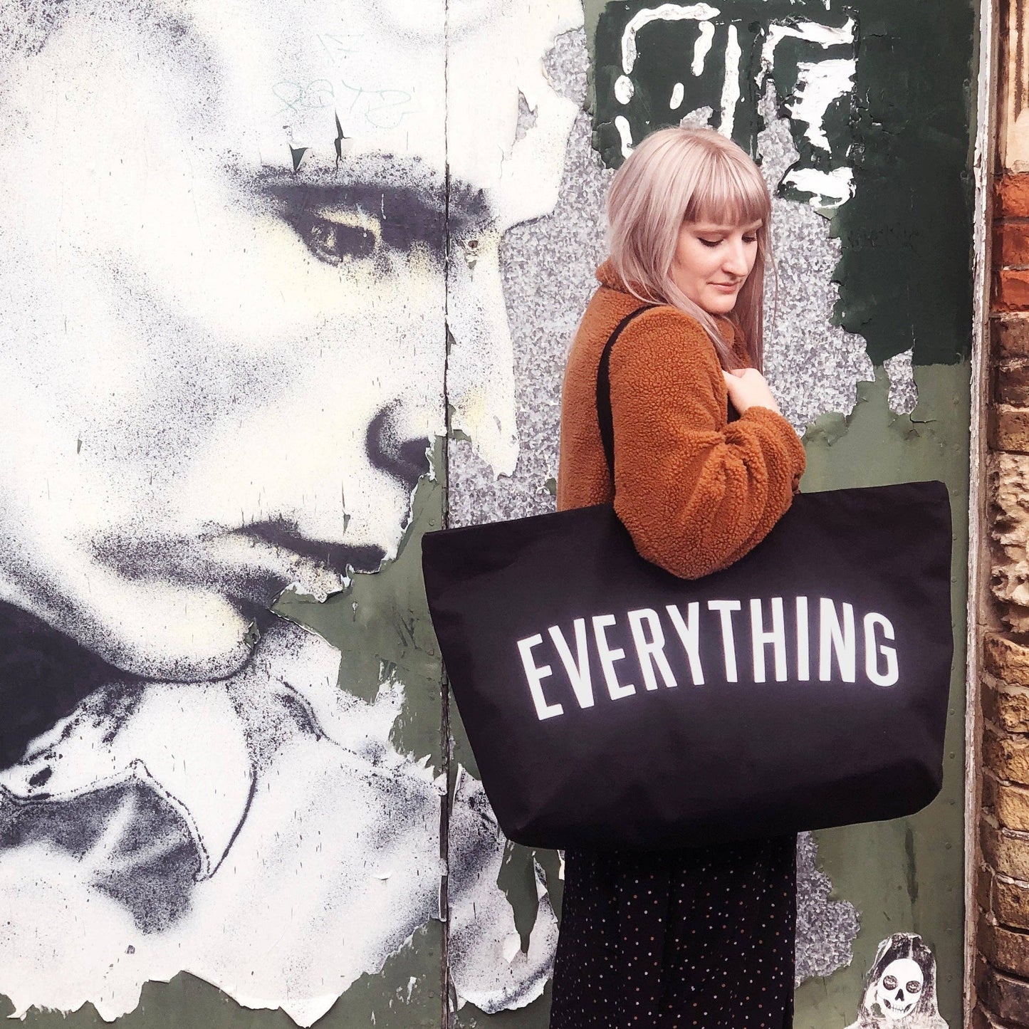 Alphabet Bags: Everything - Black REALLY Big Bag