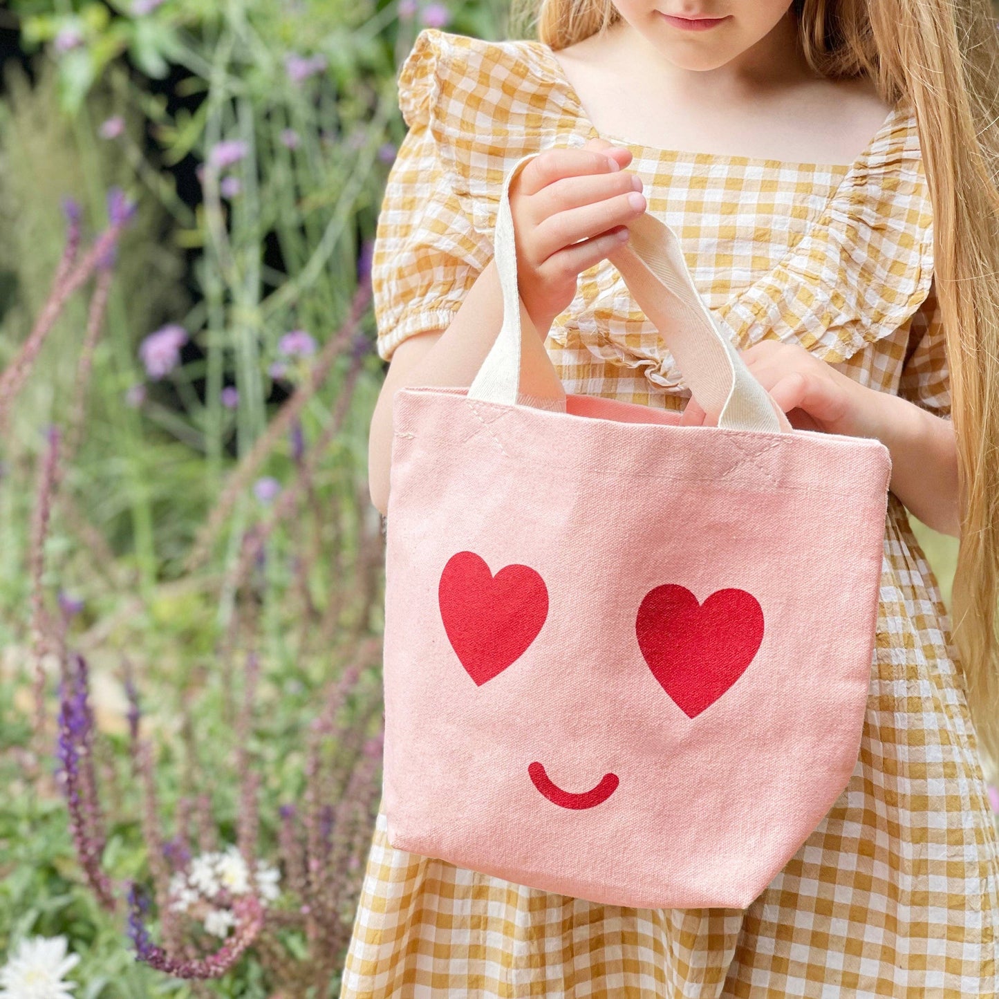 Alphabet Bags: Heart Eyes - Little Pink Bag