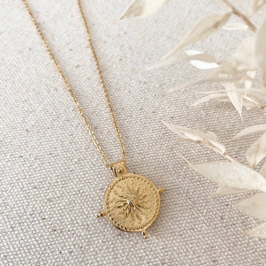 Little Nell Jewellery: Everyday Golden Coin Necklace