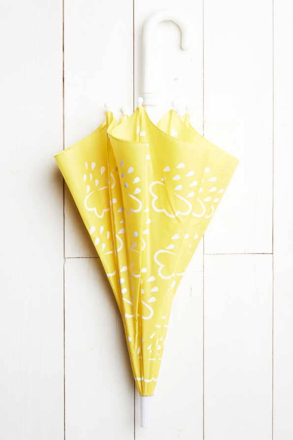 Grass & Air: Little Kids Colour-Revealing Umbrella in Yellow