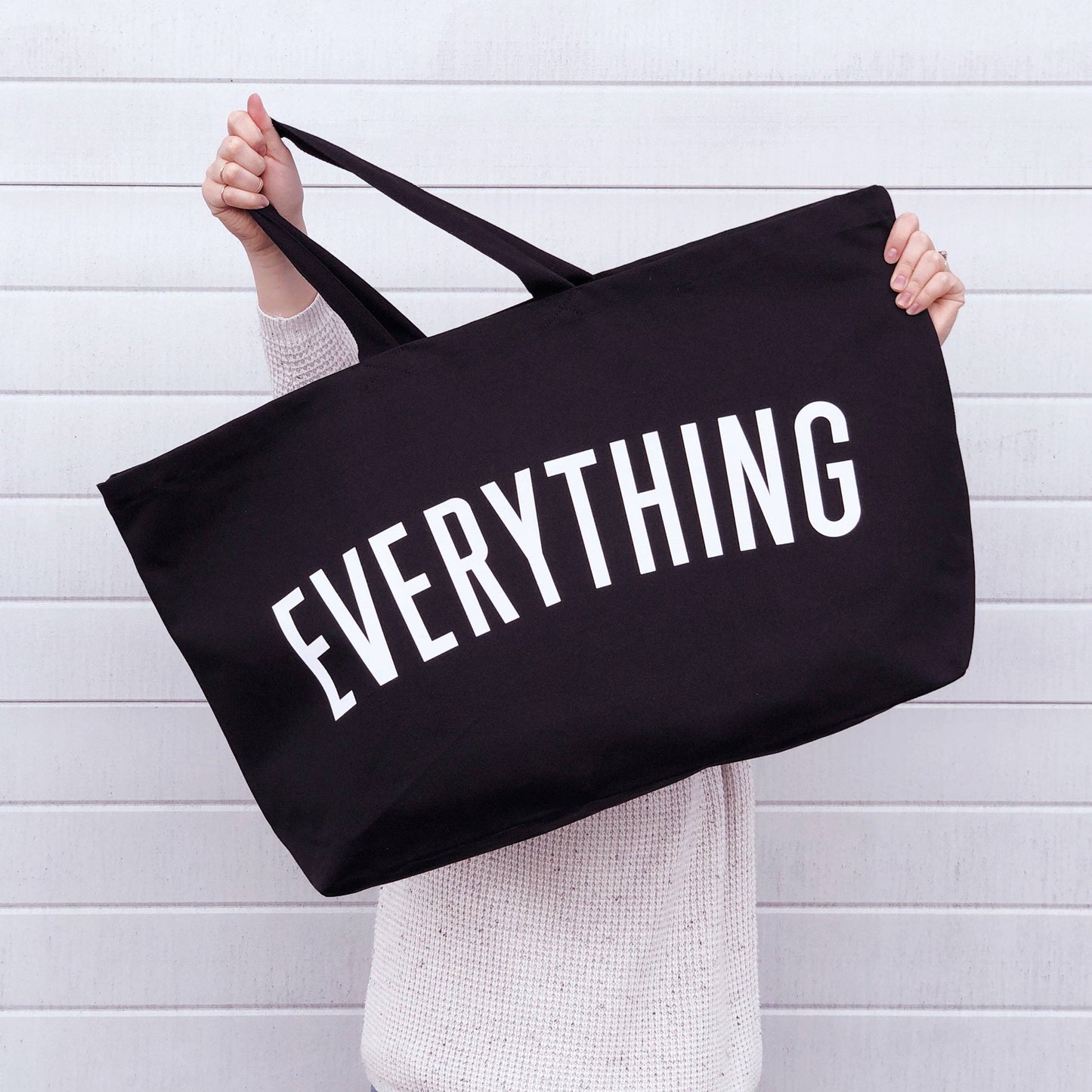 Alphabet Bags: Everything - Black REALLY Big Bag