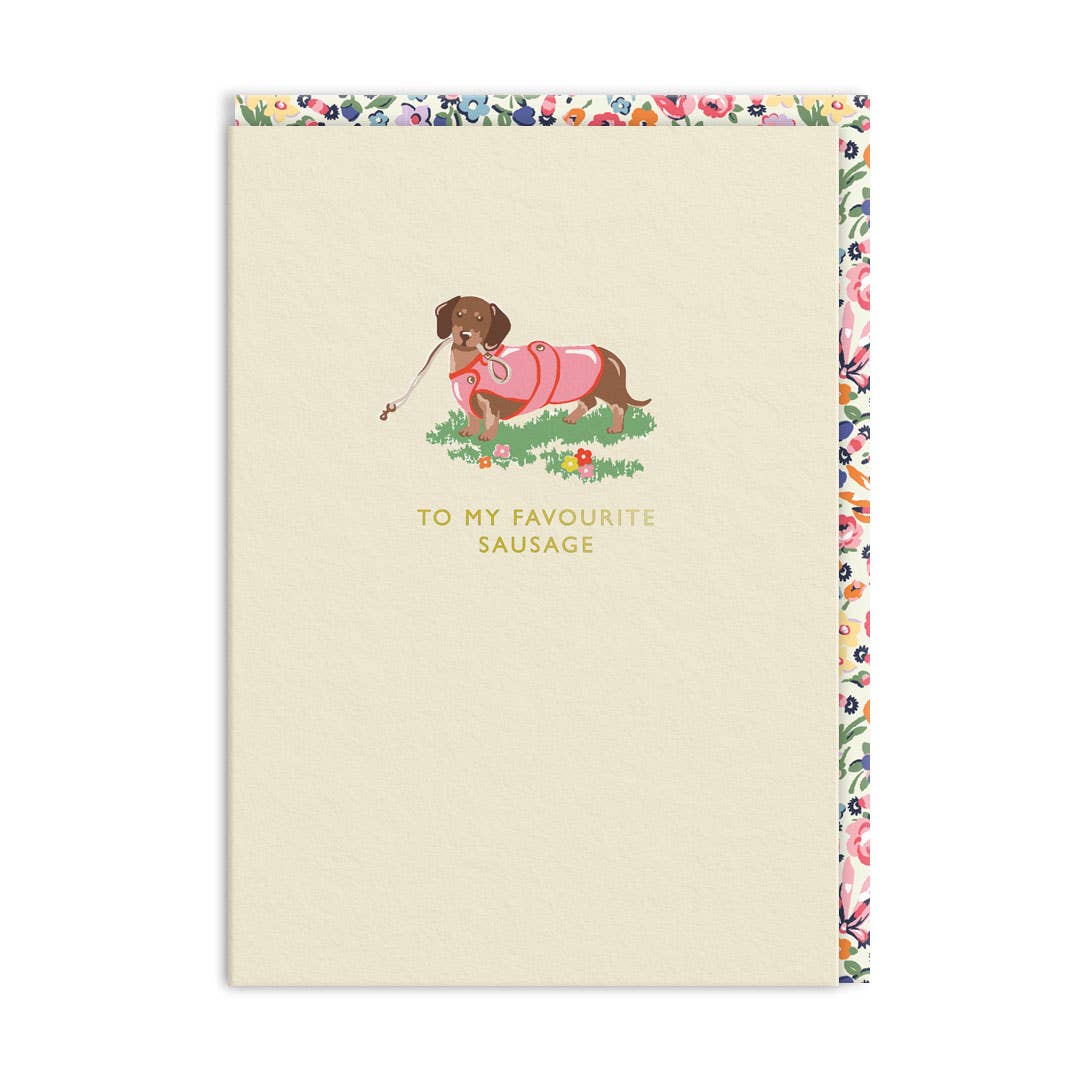 Cath Kidston: To My Favourite Sausage Greeting Card