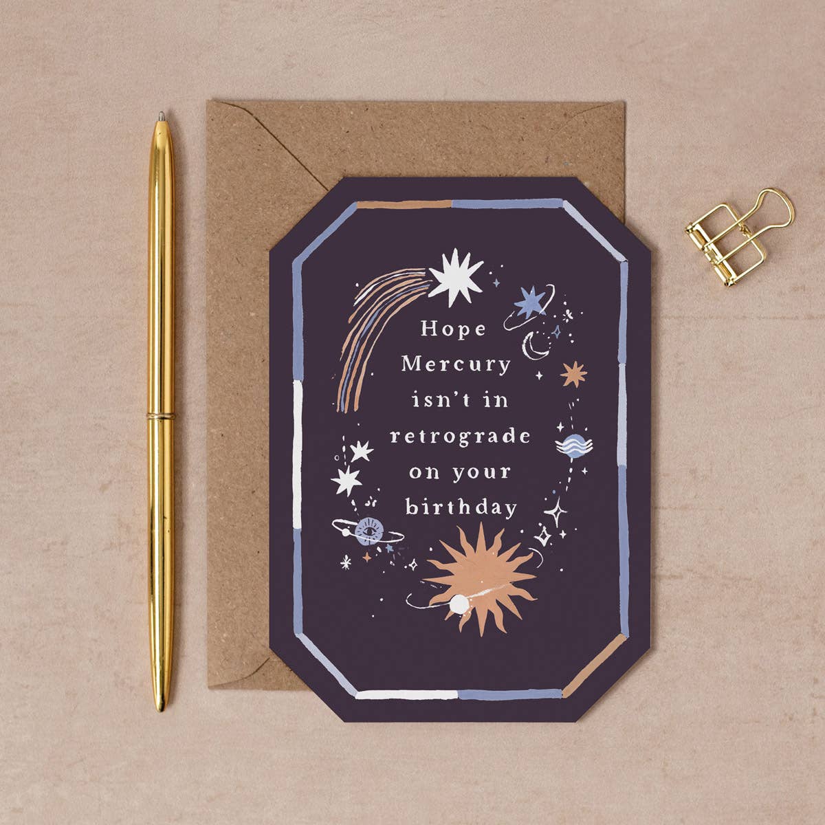Sister Paper Co.: Mercury in Retrograde Birthday Card