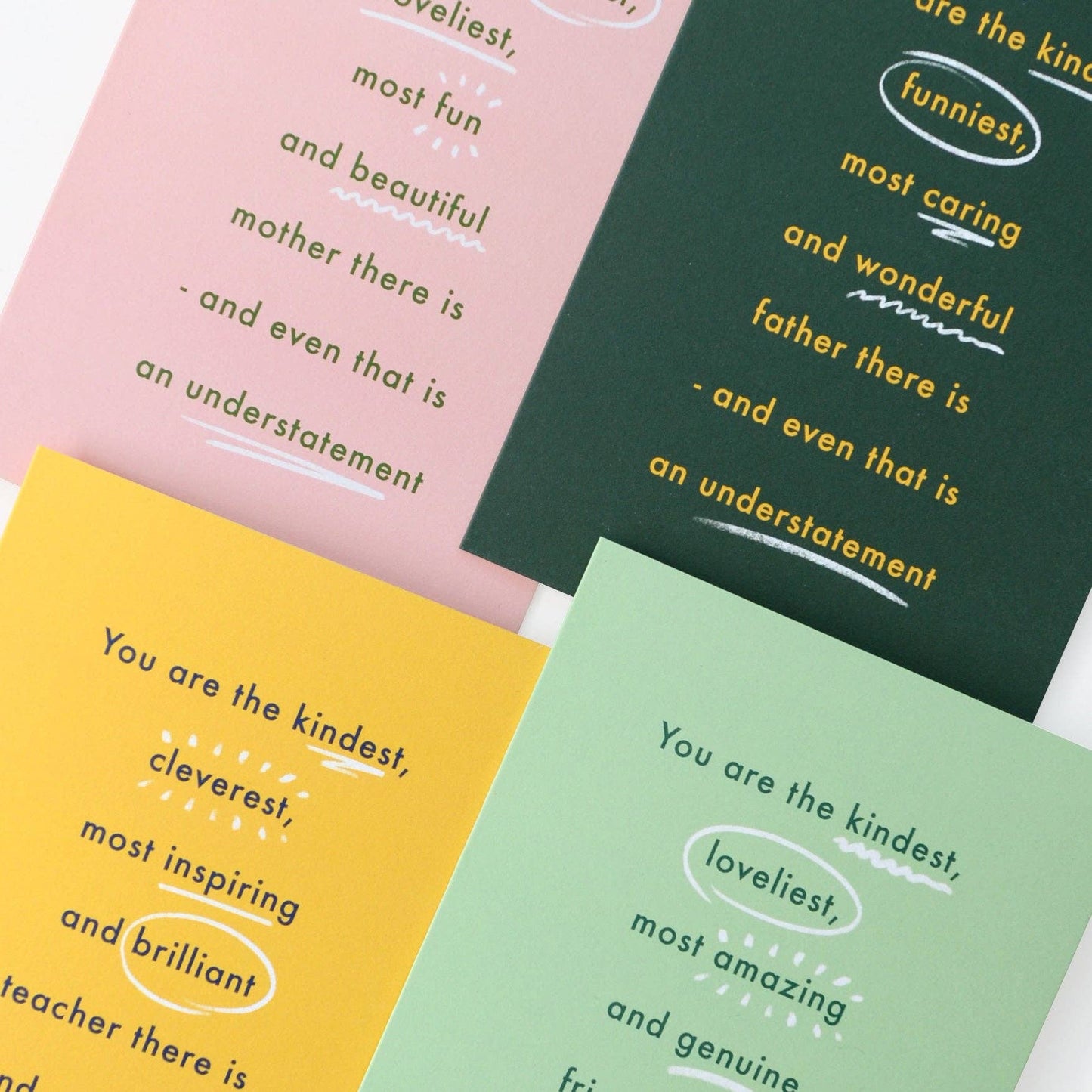 Alphabet Bags: The Kindest Mother - Greeting Card