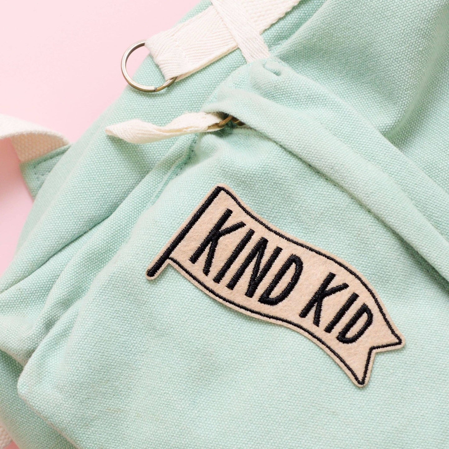 Alphabet Bags: Kind Kid - Embroidered Patch