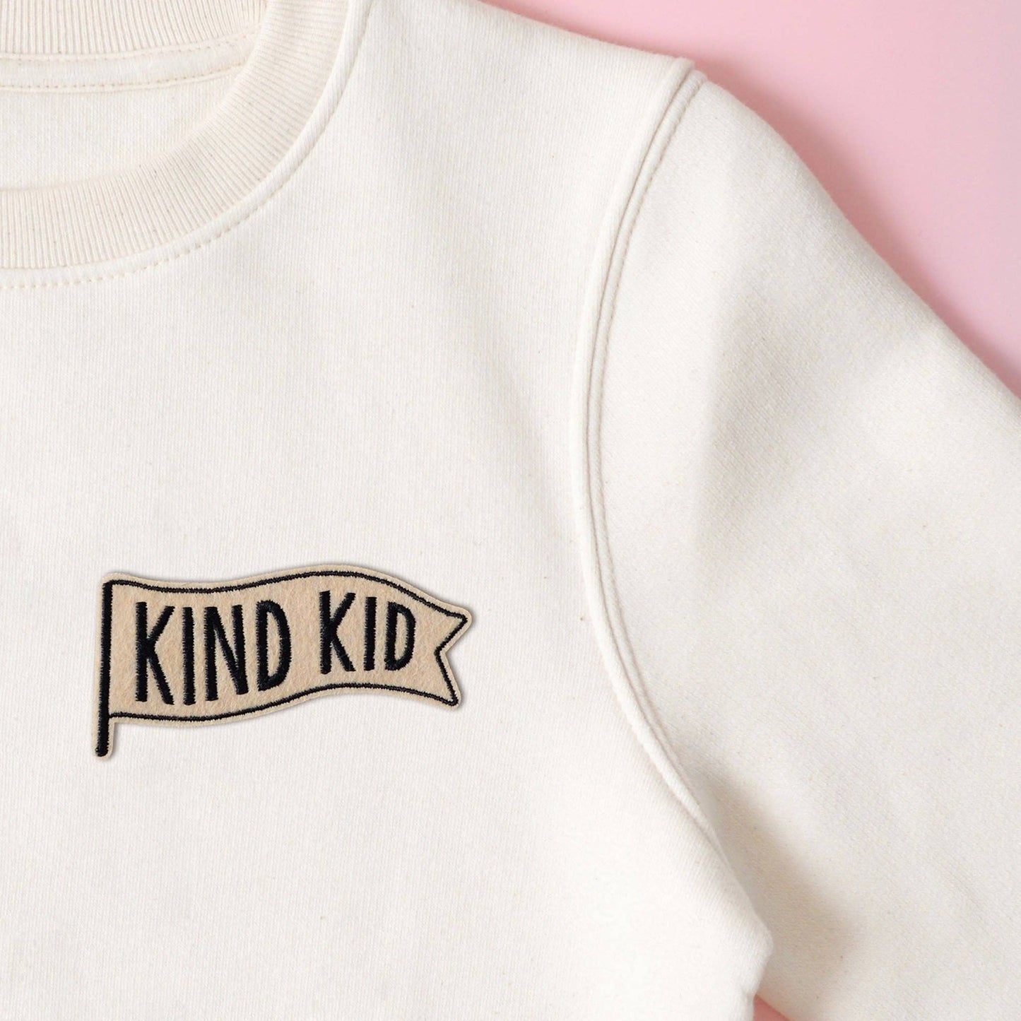 Alphabet Bags: Kind Kid - Embroidered Patch