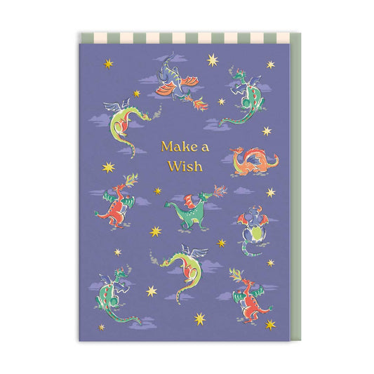 Cath Kidston: Make A Wish Dragons Greeting Card