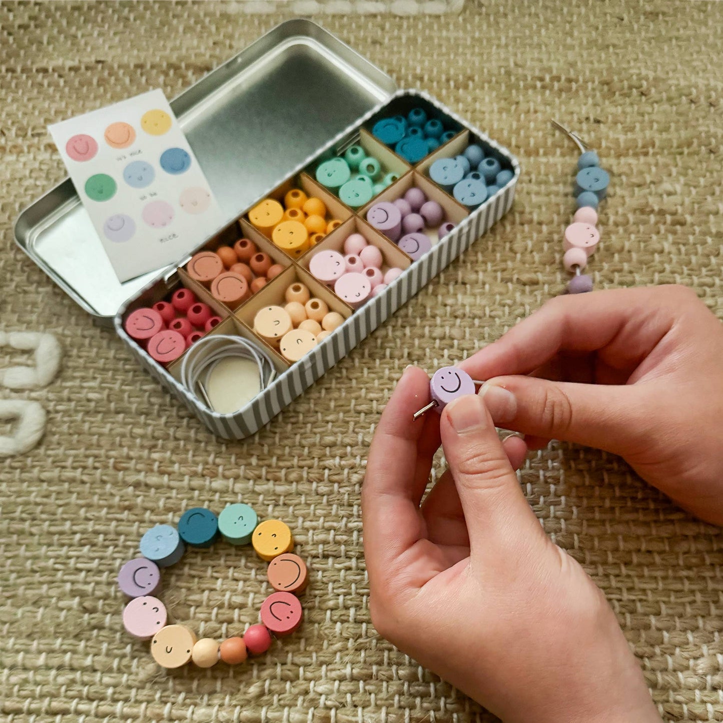 Cotton Twist: It's Nice To Be Nice Bracelet Beading Kit for Children