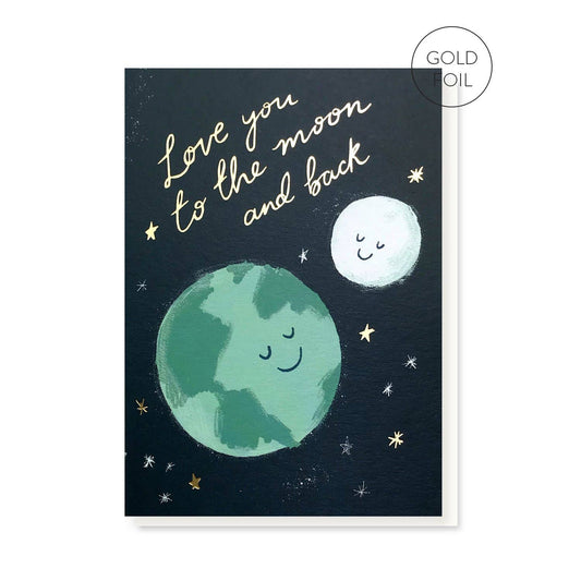 Stormy Knight: Moon and Back Love Card