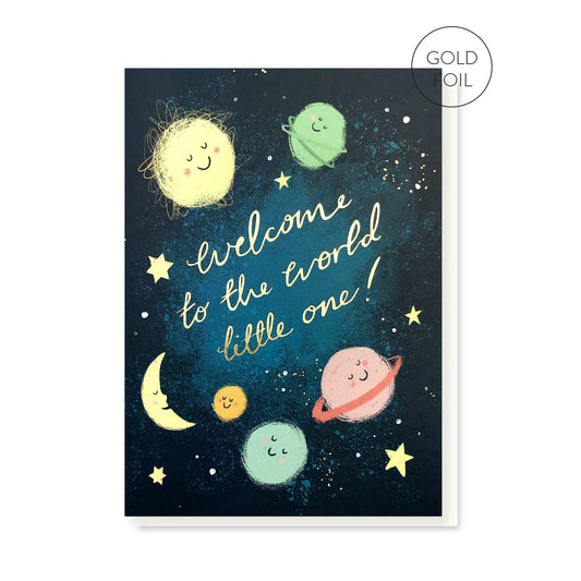 Stormy Knight: Welcome Little One New Baby Card