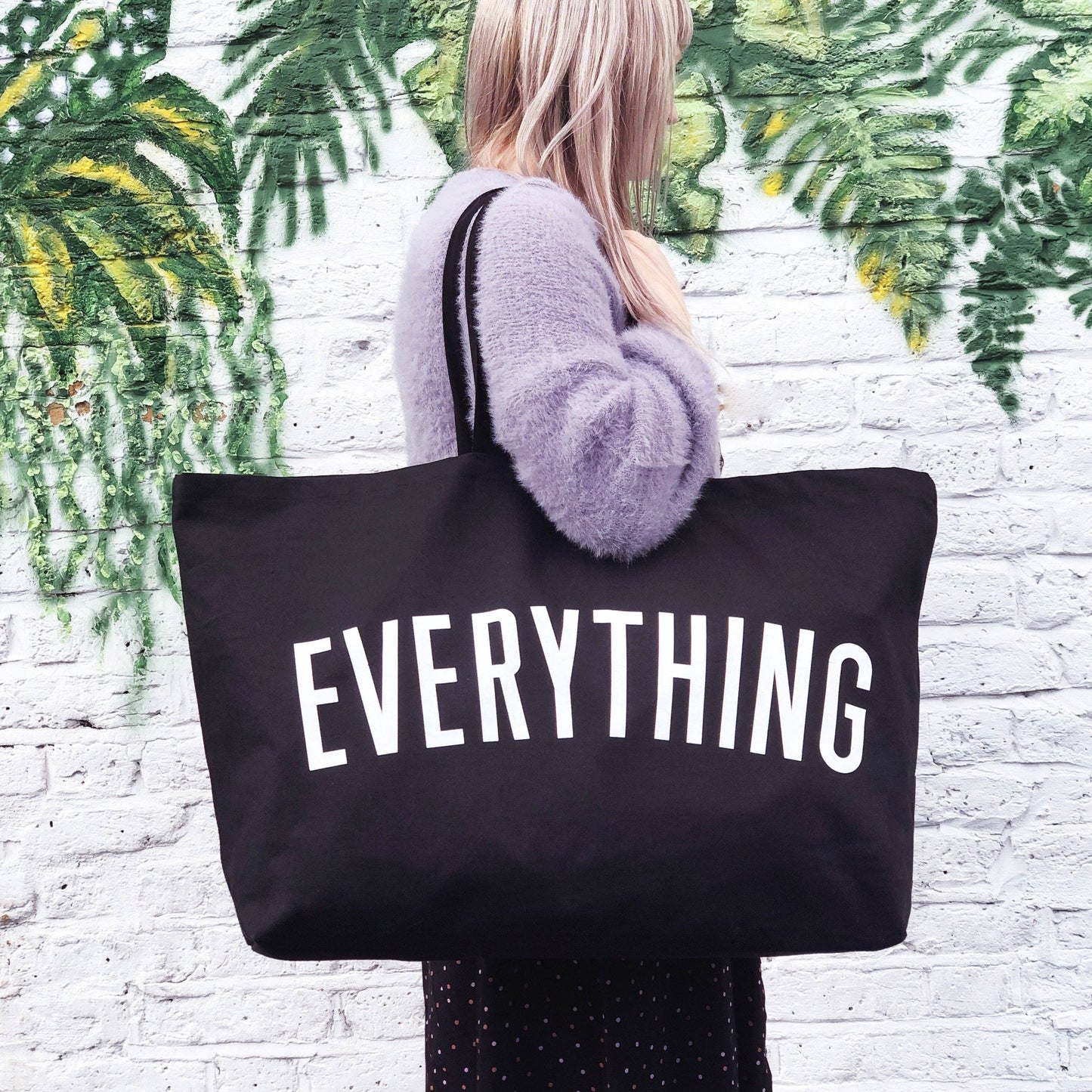 Alphabet Bags: Everything - Black REALLY Big Bag