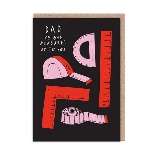 Ohh Deer: Dad No One Measures Up To You Greeting Card