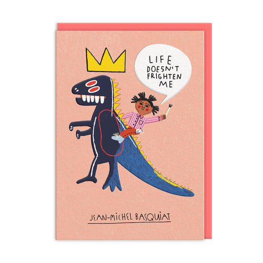 Ohh Deer: Jean-Michel Basquiat Greeting Card