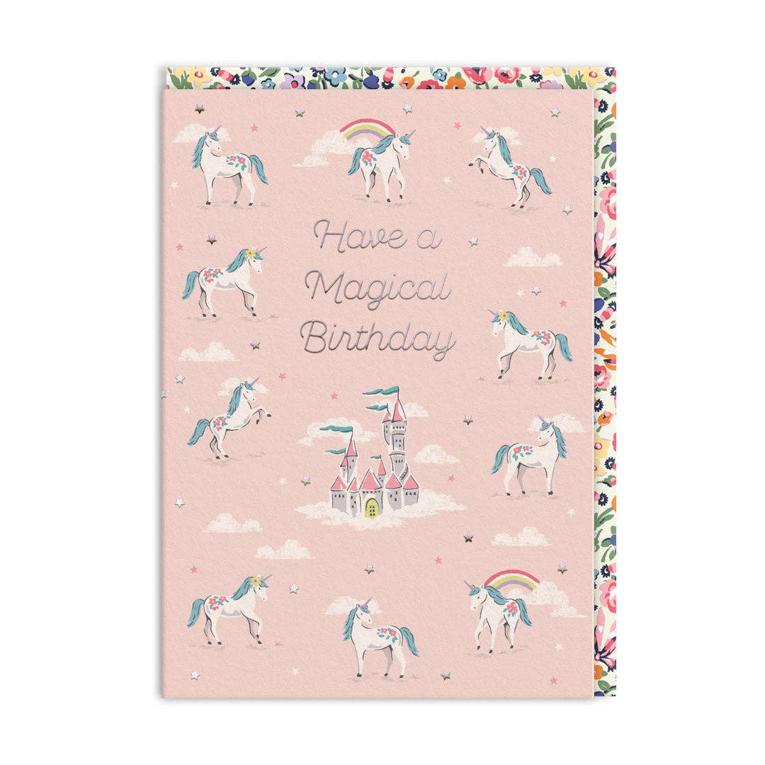 Cath Kidston: Magical Unicorns Birthday Card