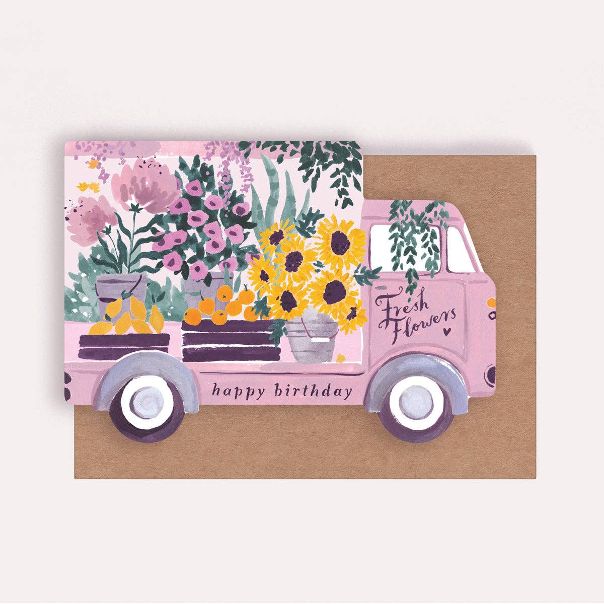 Sister Paper Co.: Flower Truck Birthday Card