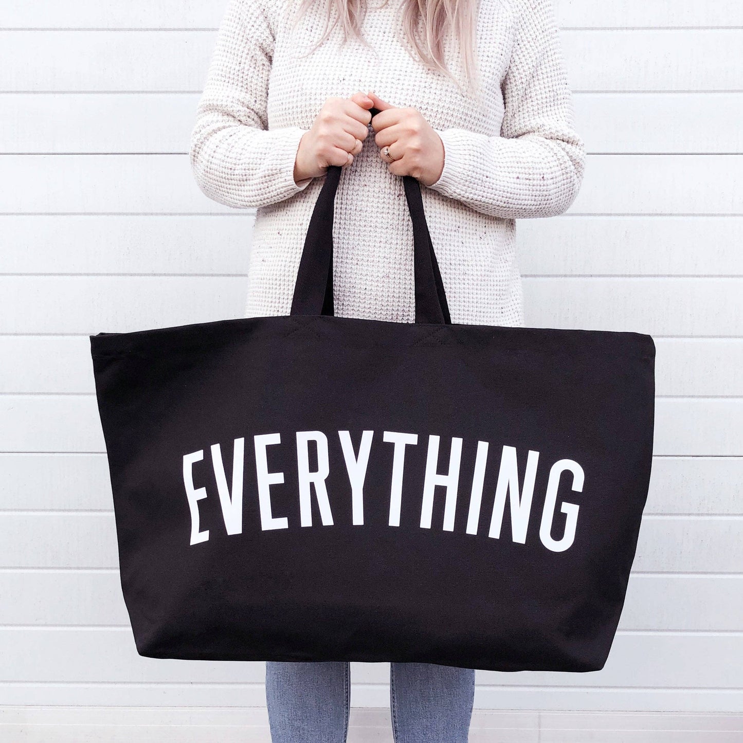 Alphabet Bags: Everything - Black REALLY Big Bag