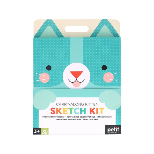 Petit Collage: Carry-Along Kitten Sketch Kit