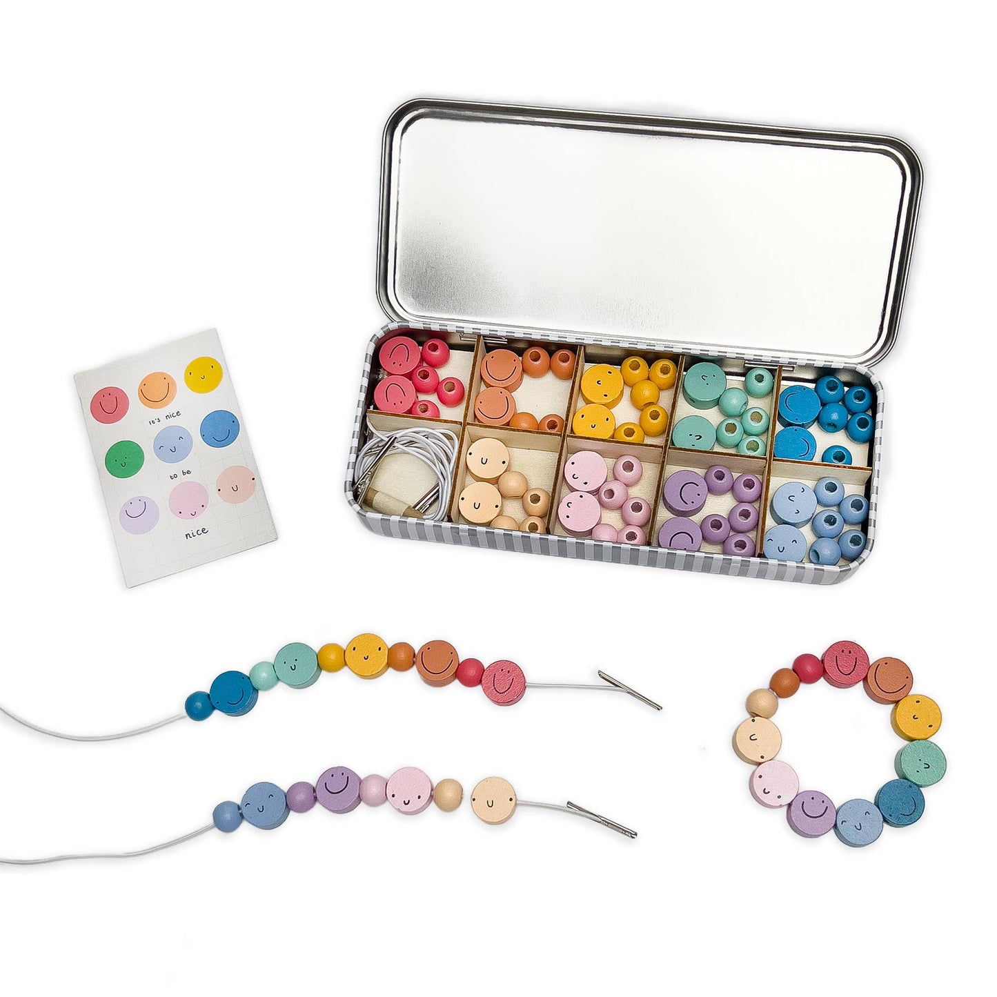 Cotton Twist: It's Nice To Be Nice Bracelet Beading Kit for Children