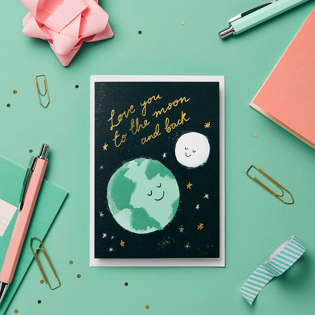 Stormy Knight: Moon and Back Love Card