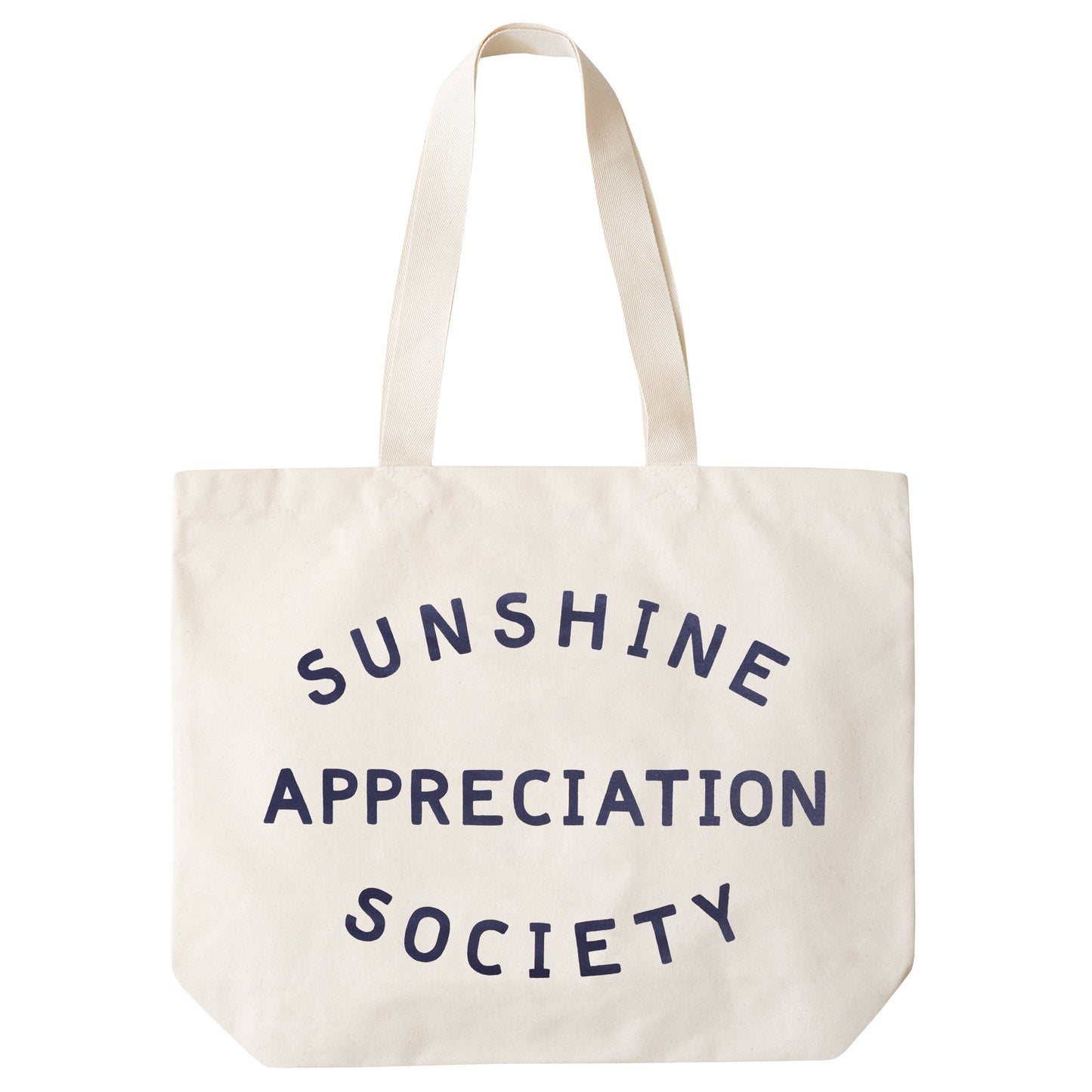 Alphabet Bags: Sunshine Appreciation Society - Big Canvas Tote Bag