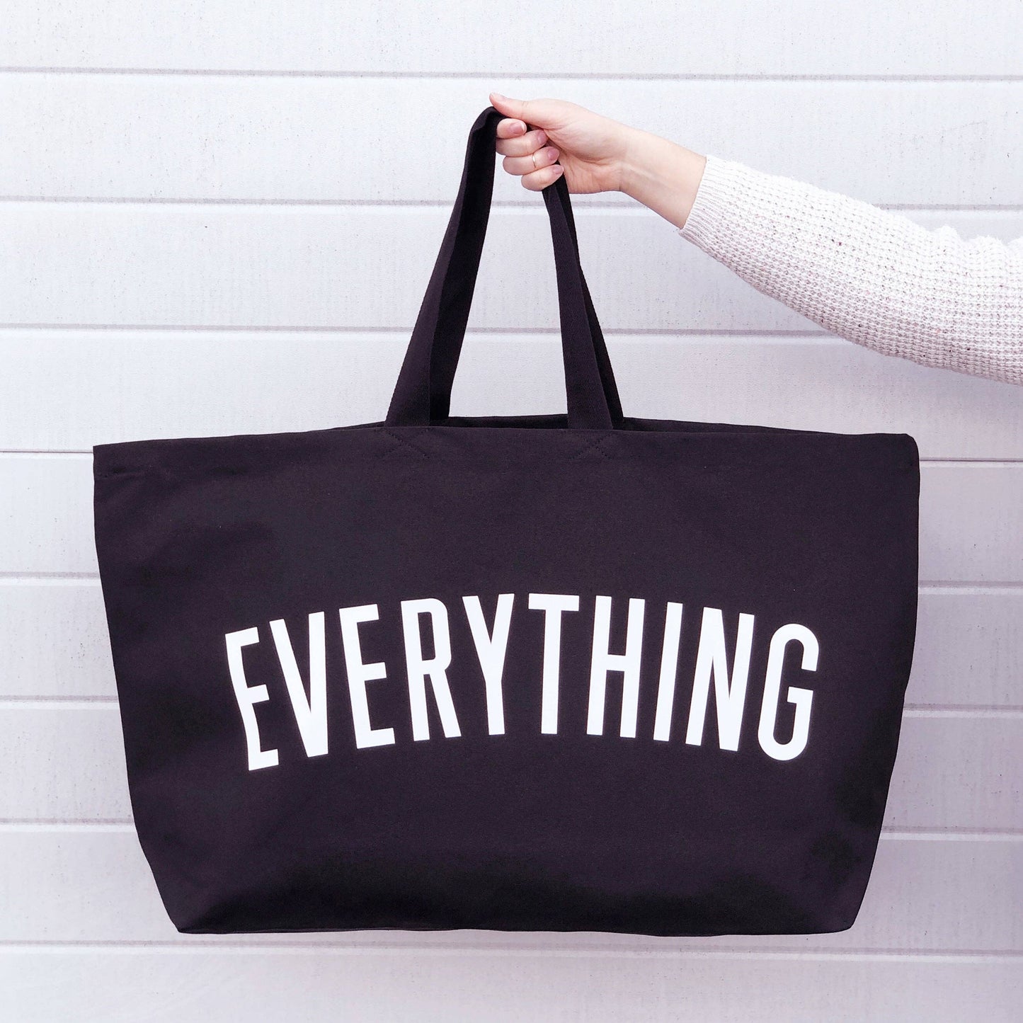 Alphabet Bags: Everything - Black REALLY Big Bag